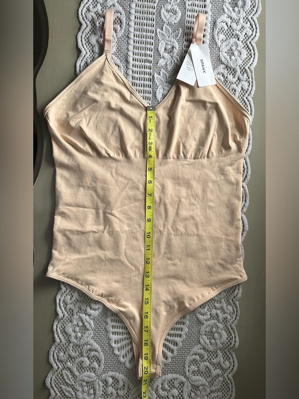 SPANX One Piece Thong Bodysuit in Nude - 2X